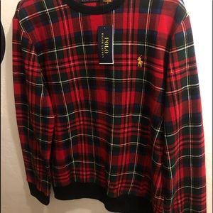 Polo Ralph Lauren Buffalo Tartan Sweatshirt Crew